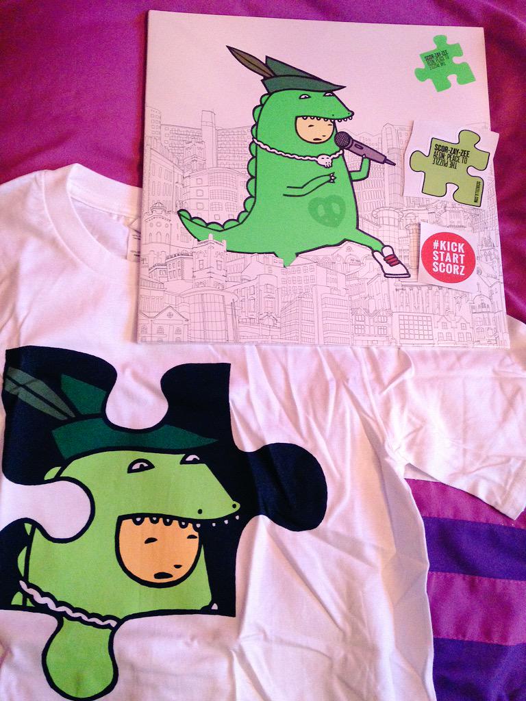 hmvNottingham's tweet photo. This beaut has arrived!!
@Scorzayzee Aeon: Peace to the puzzle on vinyl & tee πΆ
Cheers Scorz! :) #kickstartscorz http://t.co/JSTKyxInyT