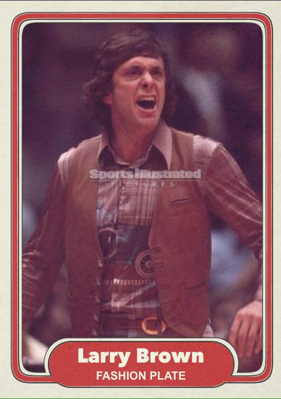 Happy 75th birthday to ABA fashionista Larry Brown. 