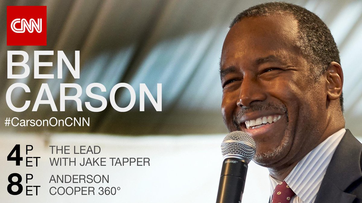 AC360's tweet photo. A new poll shows @RealBenCarsongaining on Trump in NH. Watch #CarsonOnCNN today at 4p &amp; 8pE http://t.co/2o8zPqhj0R http://t.co/DDwppBelph