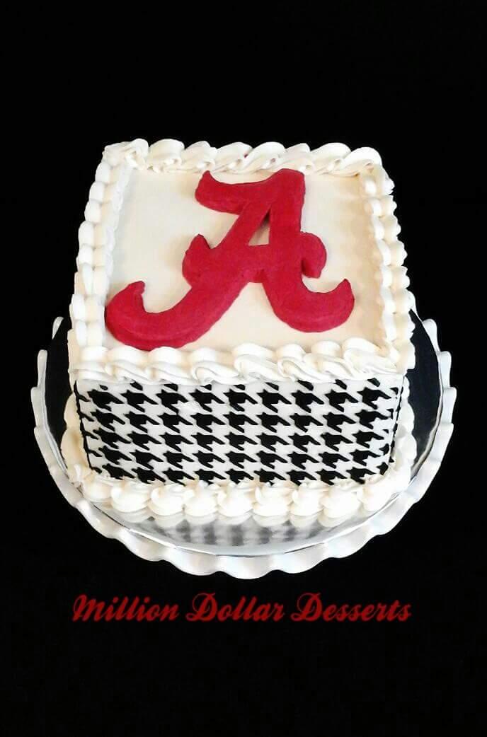 MILLDOLDESSERTS's tweet photo. For the Bama fans! #grooms cake http://t.co/EWWN38omWb