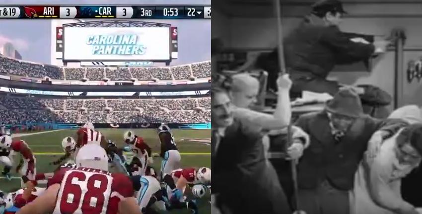 Marx Bros on steroids...or valium. Movie piano added to video glitch. Try to stop watching! youtube.com/watch?v=y5MdCn…