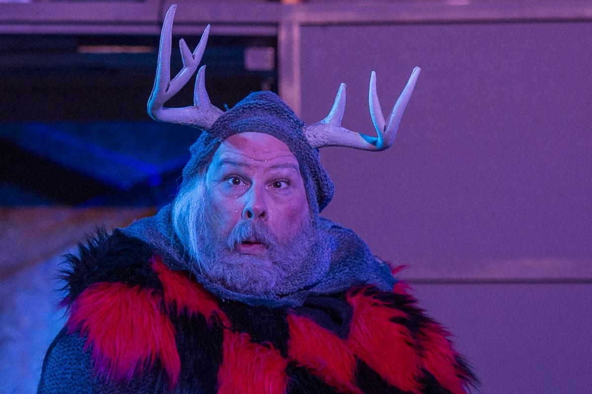 Falstaff #pacoperaproj Sept. 19-20 at Forest Lawn. Befuddlement with horns.