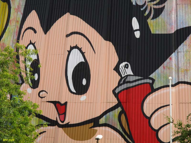 Art_mural's tweet image. #Evry La fresque GEANTE de @SpeedyGraphito @AggloEvry @LeParisien_91 à 60% terminée