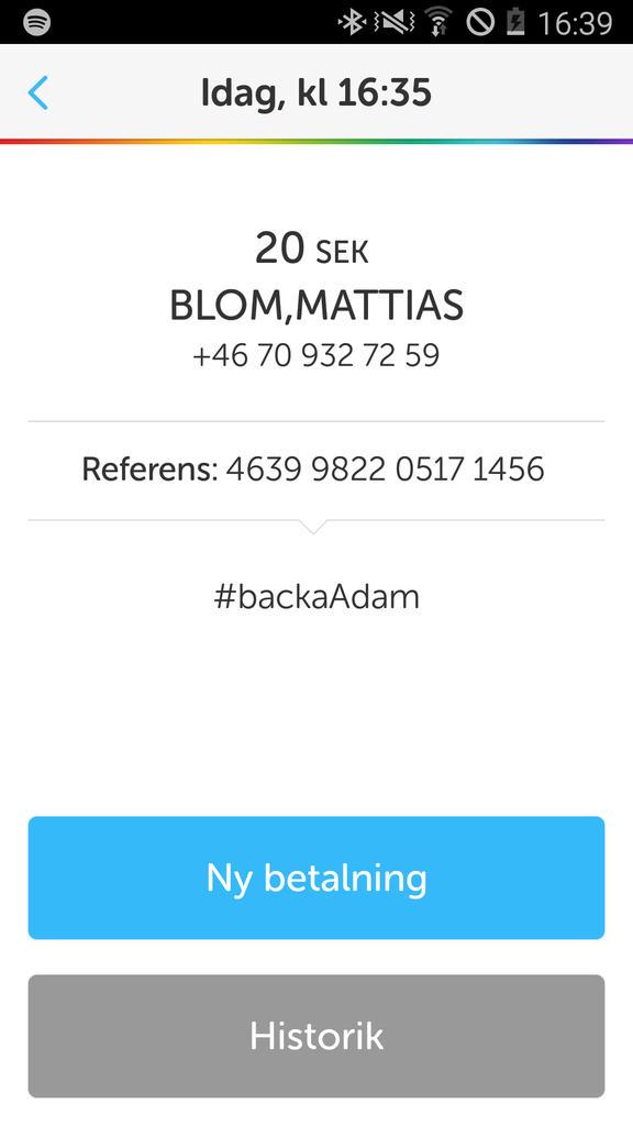 amundsson's tweet photo. Rik snart!! Ny hashtag dock #backaAdam http://t.co/xriwuwwV9G