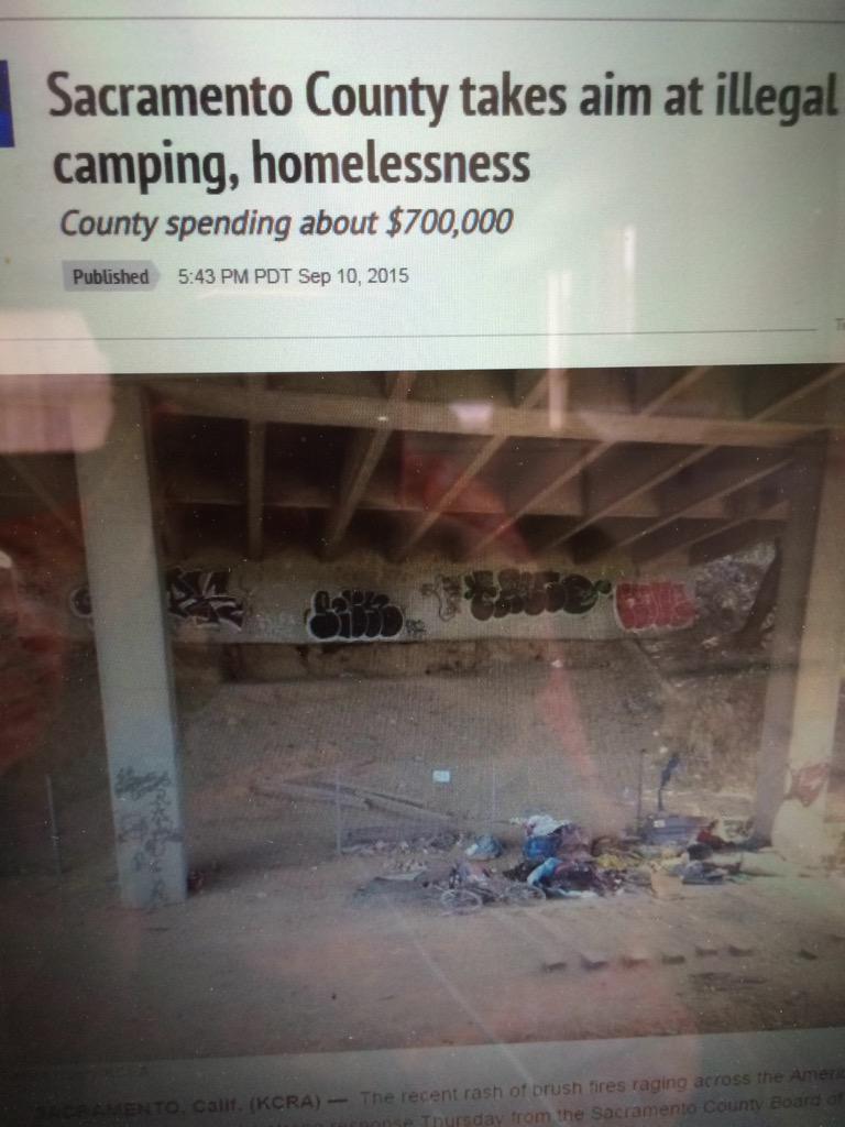 SacPDwatch916's tweet photo. Am I the only sacramentan who remembers all the other times we wasted money #criminalizingpoverty ? @SacNewsReview http://t.co/rbZ92OIlMv