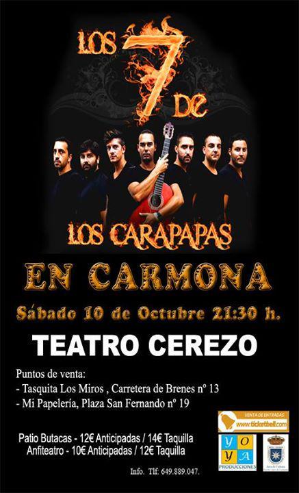 Gracias a yoya producciones estaremos en carmona dando el 100 por 100 como siempre.Deseando de que llegue el dia.