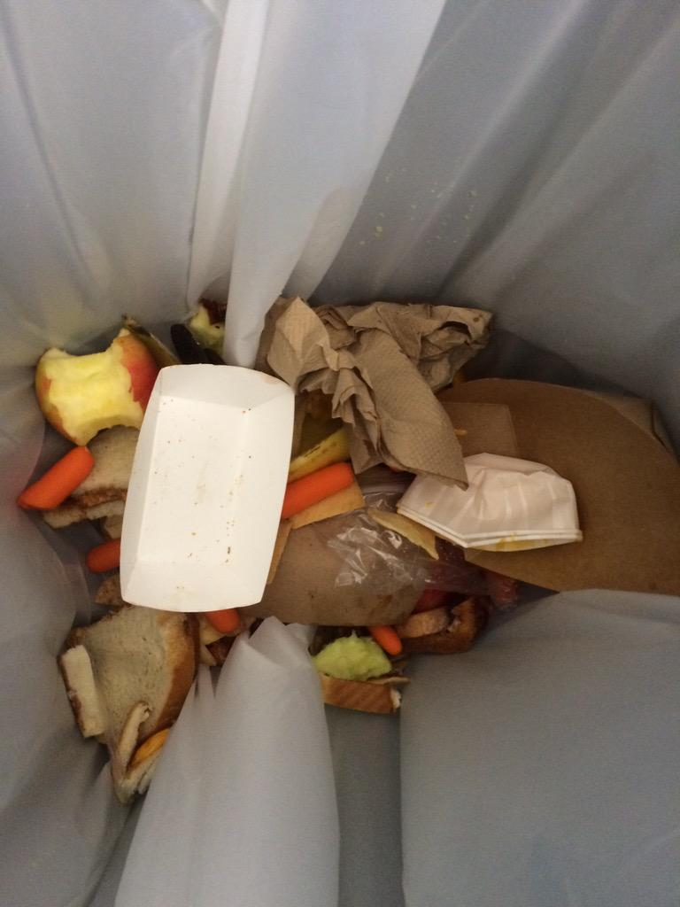 JoCoRecycles's tweet photo. Shout out to Shawnee Mission East spent the day setting up #compost in the lunchroom @theSMSD @CityofShawneeKS http://t.co/PyPyyUxn2t