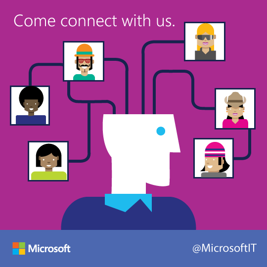 Microsoft IT tweet media