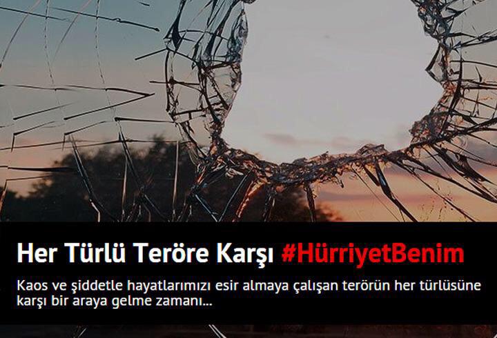 #HürriyetBenim Hürriyet senin, hürriyet herkesin. Yapılan saldırıları kınıyoruz. m.hurriyet.com.tr/hurriyetbenim