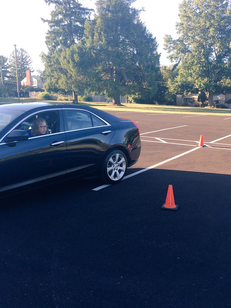 estarbert's tweet image. Crushing the test, not the cones!