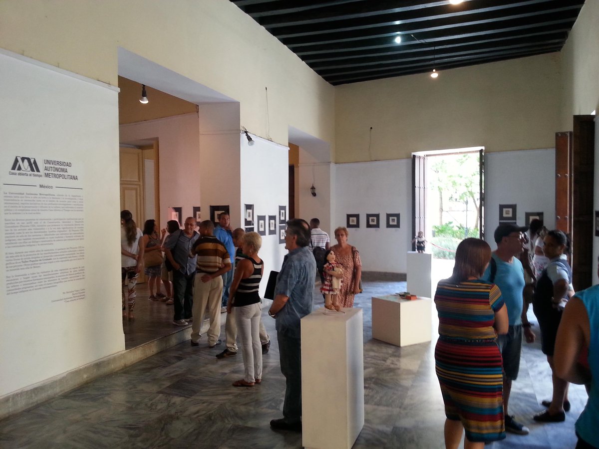 Expo “Gráfica popular indígena” de la Univ. Autónoma Metropolitana se inauguró hoy en la Casa de México en La Habana