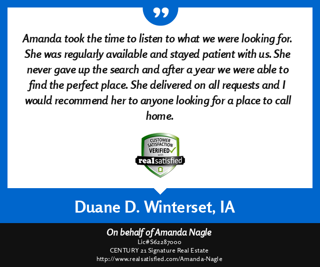 realtordsm's tweet photo. How would this recommendation make you feel? I'm thrilled. http://t.co/KPIa5UOkob via @realsatisfied http://t.co/eKADt3DEHT
