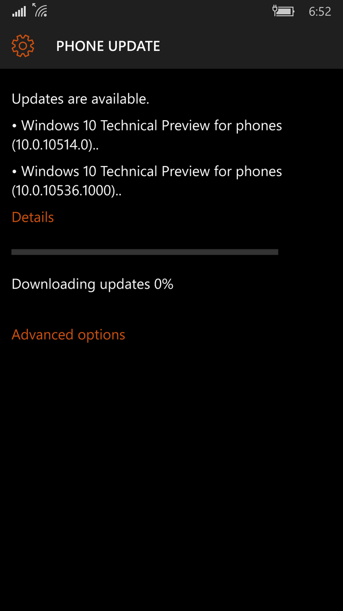 YouDevon's tweet photo. It has begun !! @winbeta @windowscentral  @windowsinsider http://t.co/Sip6wUPfxc