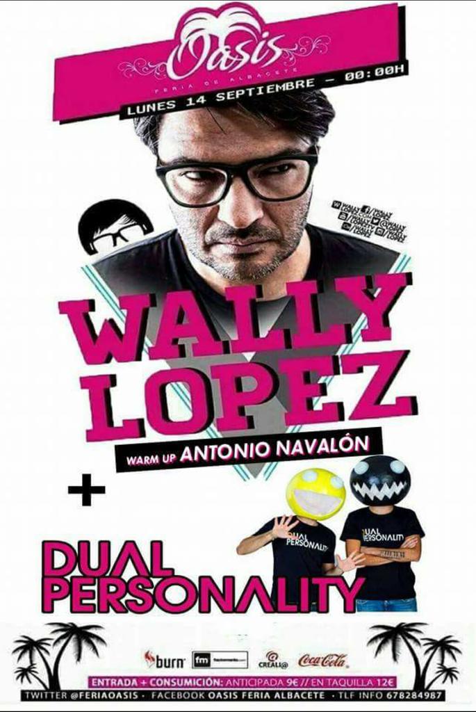 ENTRADA GRATUITA!!! <a href="/wallylopez/">@wallylopez 🚀</a> y <a href="/DPersonality_/">Dual Personality</a> y <a href="/navaloncreative/">Antonio Navalon ★</a> en Zona Oasis!!!😲😲
#FeriaAlbacete2015 #ZonaOasis