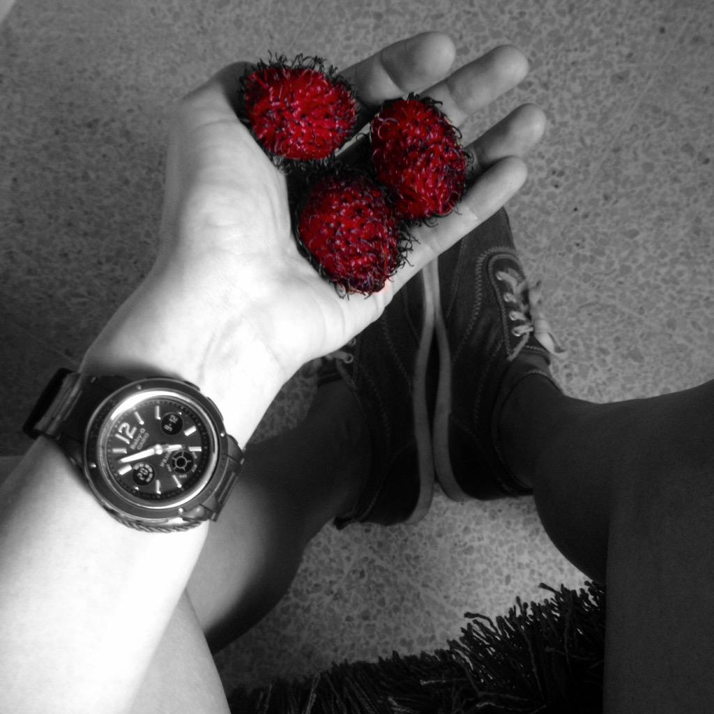 Que tal el #BabyG de @malenatoral 👌 Buena hora pa' el #snack #MamonChino #Rambutan <a href="/CASIOLANDIApa/">Casiolandia Panama</a> #YoSoyCasiolandia