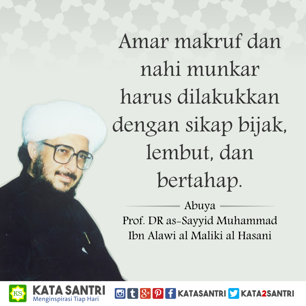  Kata Santri on Twitter Abuya Muhammad Amar makruf dan 