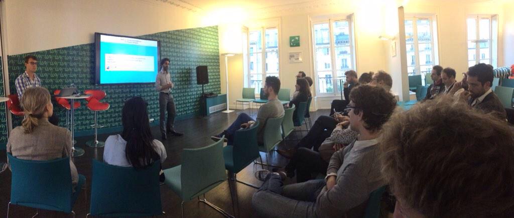 NUMA_World's tweet image. Merci @BNPParibas pour ce 1er meetup avec les startups #WAI &amp;amp; Hub @Bpifrance &amp;amp; @NUMAparis