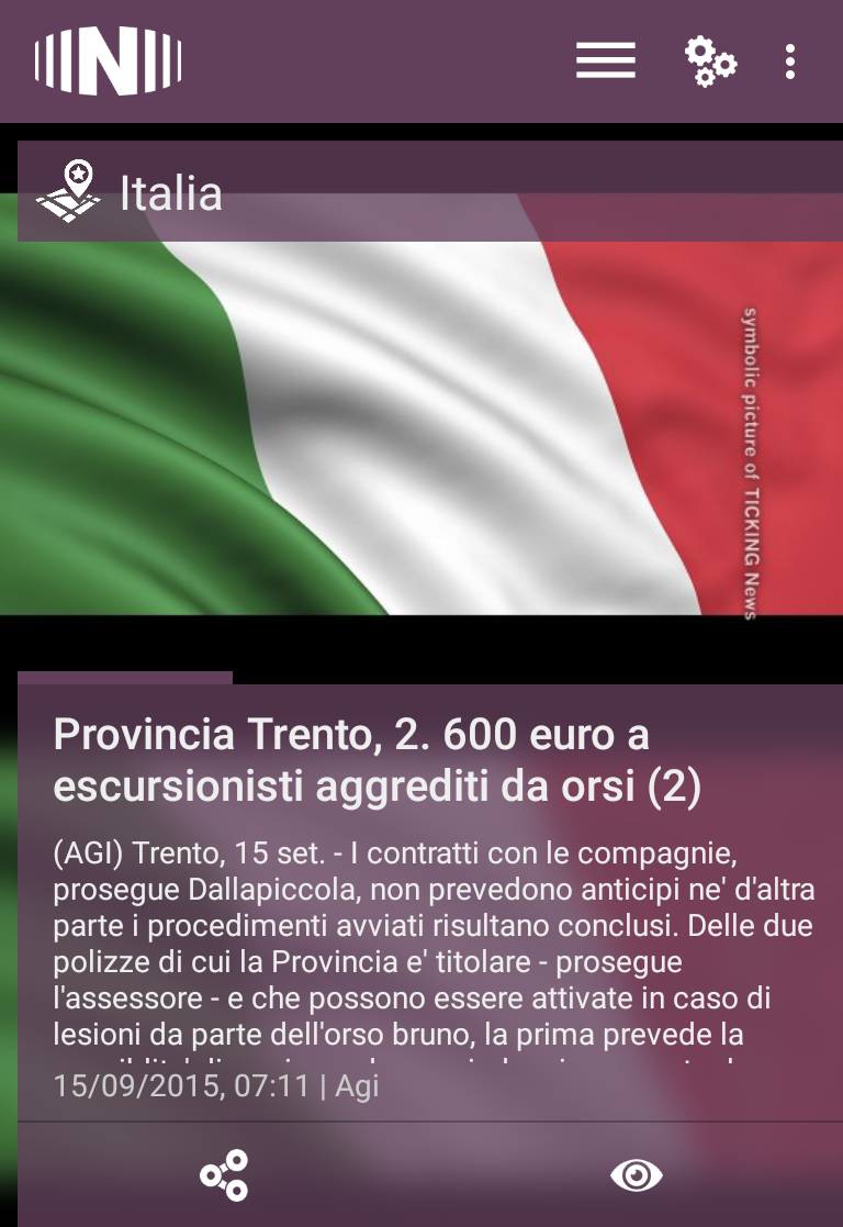 Provincia Trento, 2. 600 euro a escursionisti aggrediti da orsi (2)
#LuigiDallapiccola
agi.feedsportal.com/c/34339/f/6254…