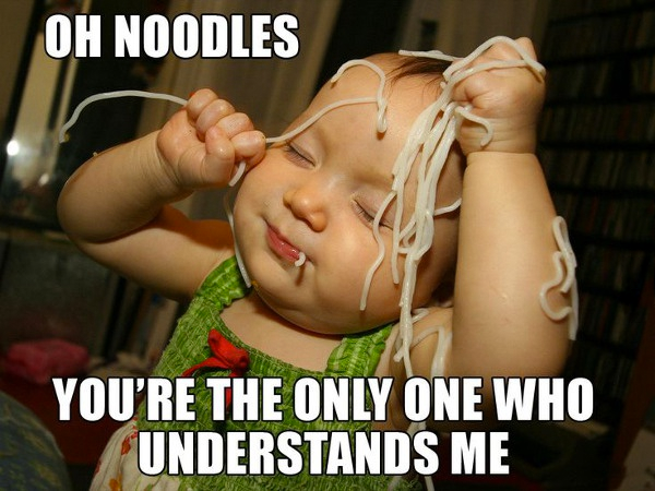 CP_Australia's tweet photo. We’re pretty passionate about noodles, but maybe not as much as this little guy. #noodles #oodlesofnoodles #foodlove http://t.co/ROM8dQaRK1