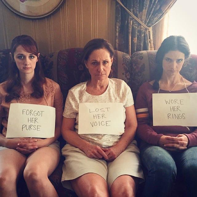 leslykahn's tweet photo. Finding the humor on set 
#Repost @itslauraspencer
#ActorShaming #Heartlandmovie #actors #… http://t.co/NRLm4kTvpn http://t.co/USCmLBW9at