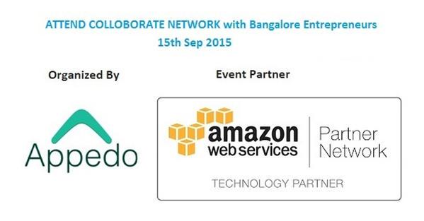 MeraEventsIndia's tweet photo. Attend Colloborate Network with @awscloud &amp; @AppedoInc on 15thSep at #bangalore Visit:http://t.co/t7HR2GCMV0 #startup http://t.co/btEgnUkcFZ