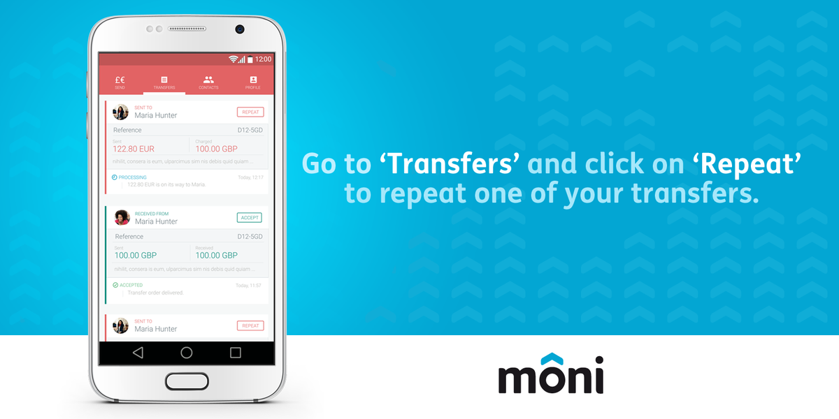 monimobile's tweet photo. Repeating a transfer that you often make is easy! Have you tried this new feature on the Moni App yet? #moniupdates http://t.co/LIAWKkEX9o