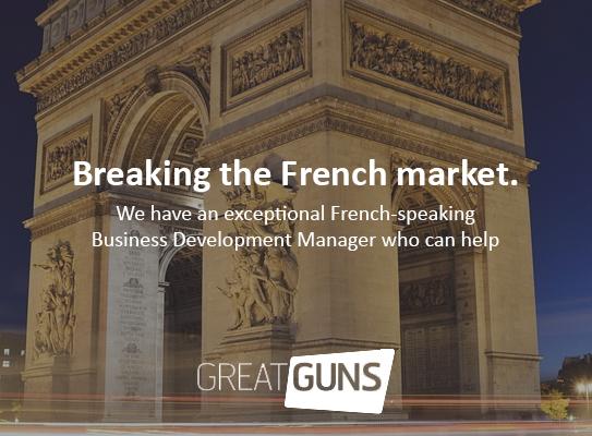 GreatGunsCB1's tweet photo. Wanting to move into French markets but don't have the in-house language skills?  Read on... http://t.co/vYvXrW1u3R http://t.co/1txEMnWmpI