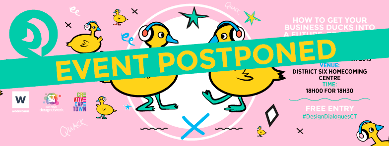 CTDNetwork's tweet photo. #DesignDialoguesCT attendees, please note that this Thursday's event has been postponed to later in the year. http://t.co/h4VWhhrfSw