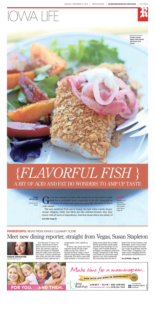 DSM_Studio's tweet photo. Cooking fish? Today's @DMRegister has some tips for you: http://t.co/3Io6dHf7eM