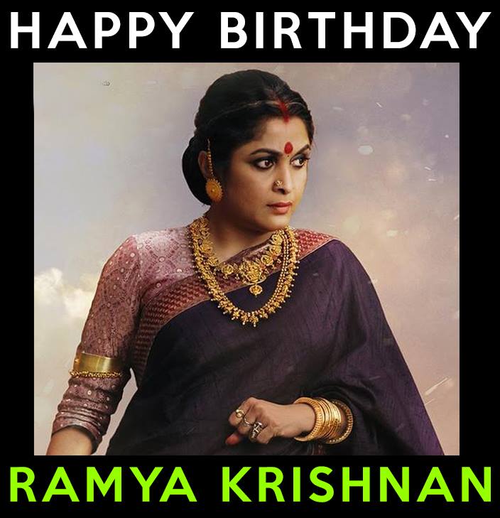 Happy birthday to versatile actress Ramya Krishnan. 