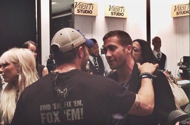 Jake Gyllenhaal with Tom Hardy at the Toronto Film Festival for Variety Magazine (2014)

Happy birthday, Tom Hardy! 