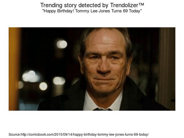 Happy Birthday! Tommy Lee Jones Turns 69 Today  