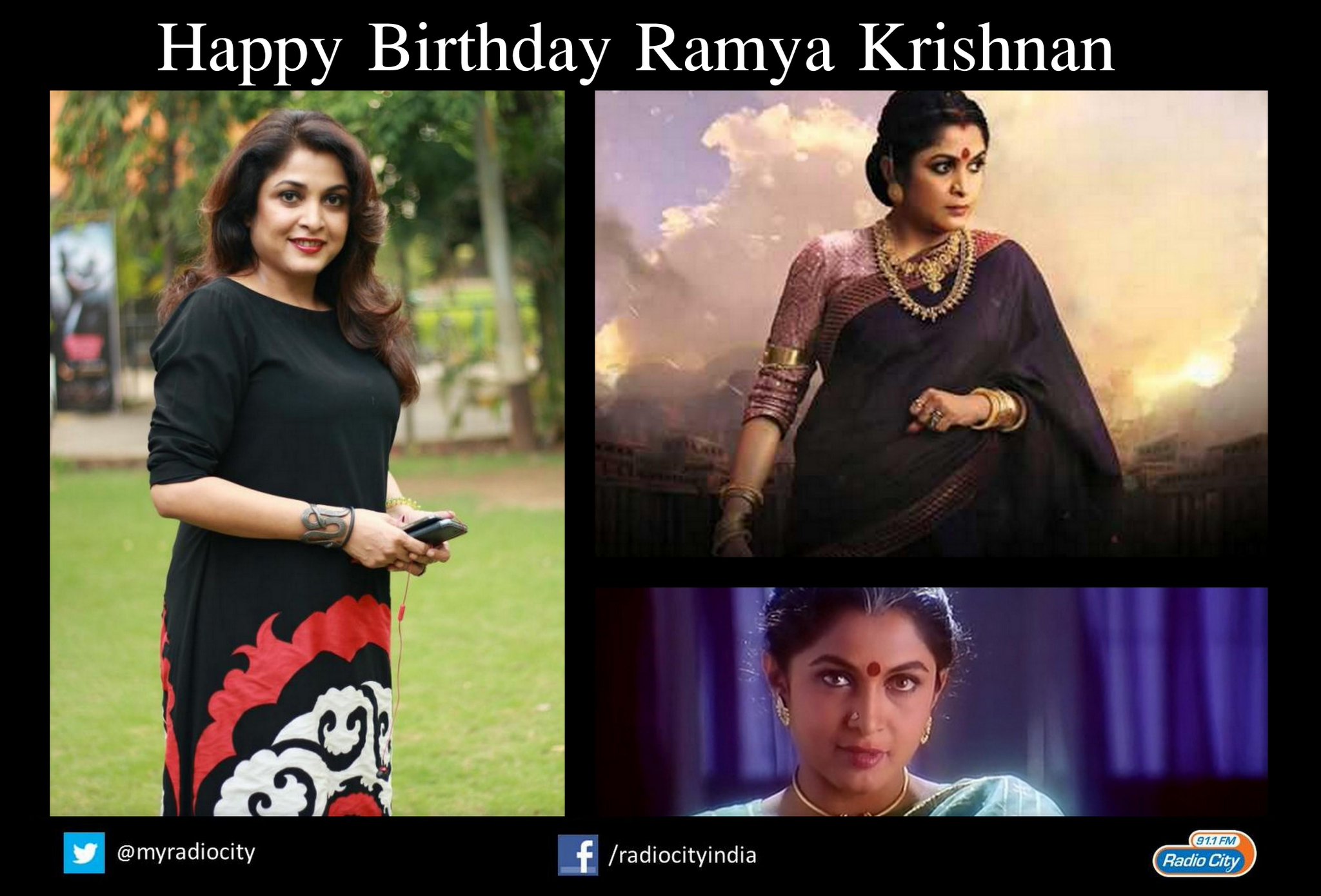  Radio City Team wishes Actress Ramya Krishnan a very happy birthday... 