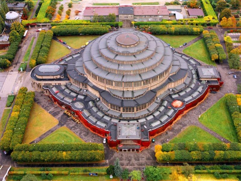 зал столетия во вроцлаве. зал столетия во вроцлаве. зал столетия в бреслау. архит. зал столетия во вроцлаве.