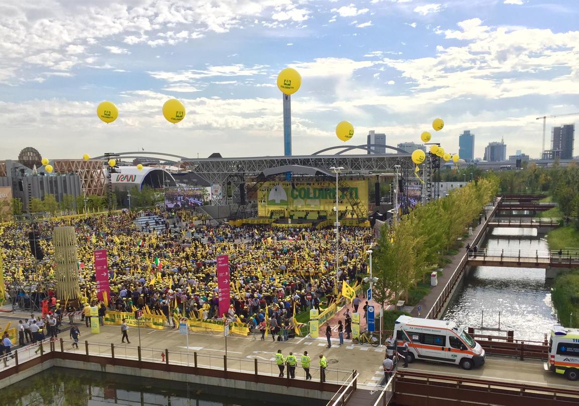 #corriereit L'Italia che coltiva. Ventimila all'assemblea nazionale #Coldiretti in #Expo2015