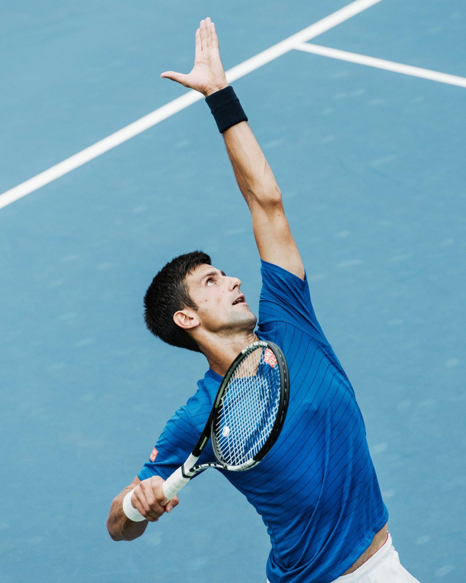 .@DjokerNole #practive #USOpen2015 /Vogue Magazine/