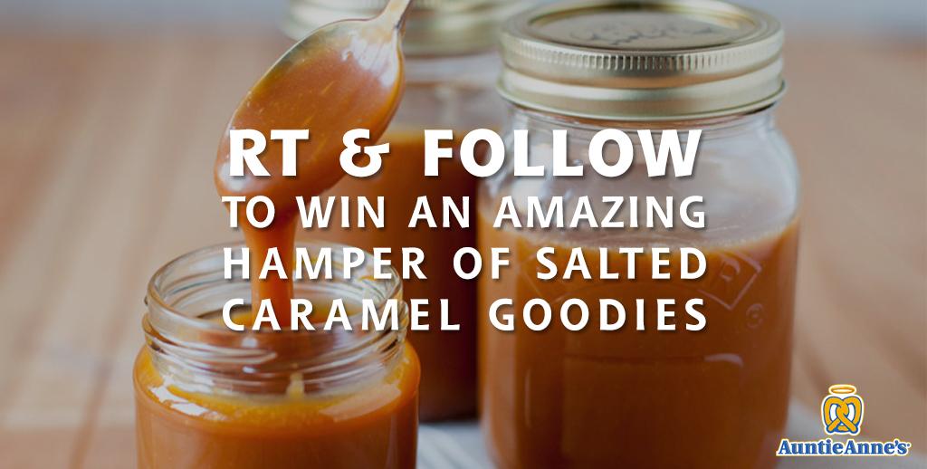 AuntieAnnesUK's tweet image. RT &amp;amp; Follow to #WIN a SUPER #SaltedCaramelHamper! 
T&amp;amp;CS: bit.ly/1ICH8tm  
#competition #comp