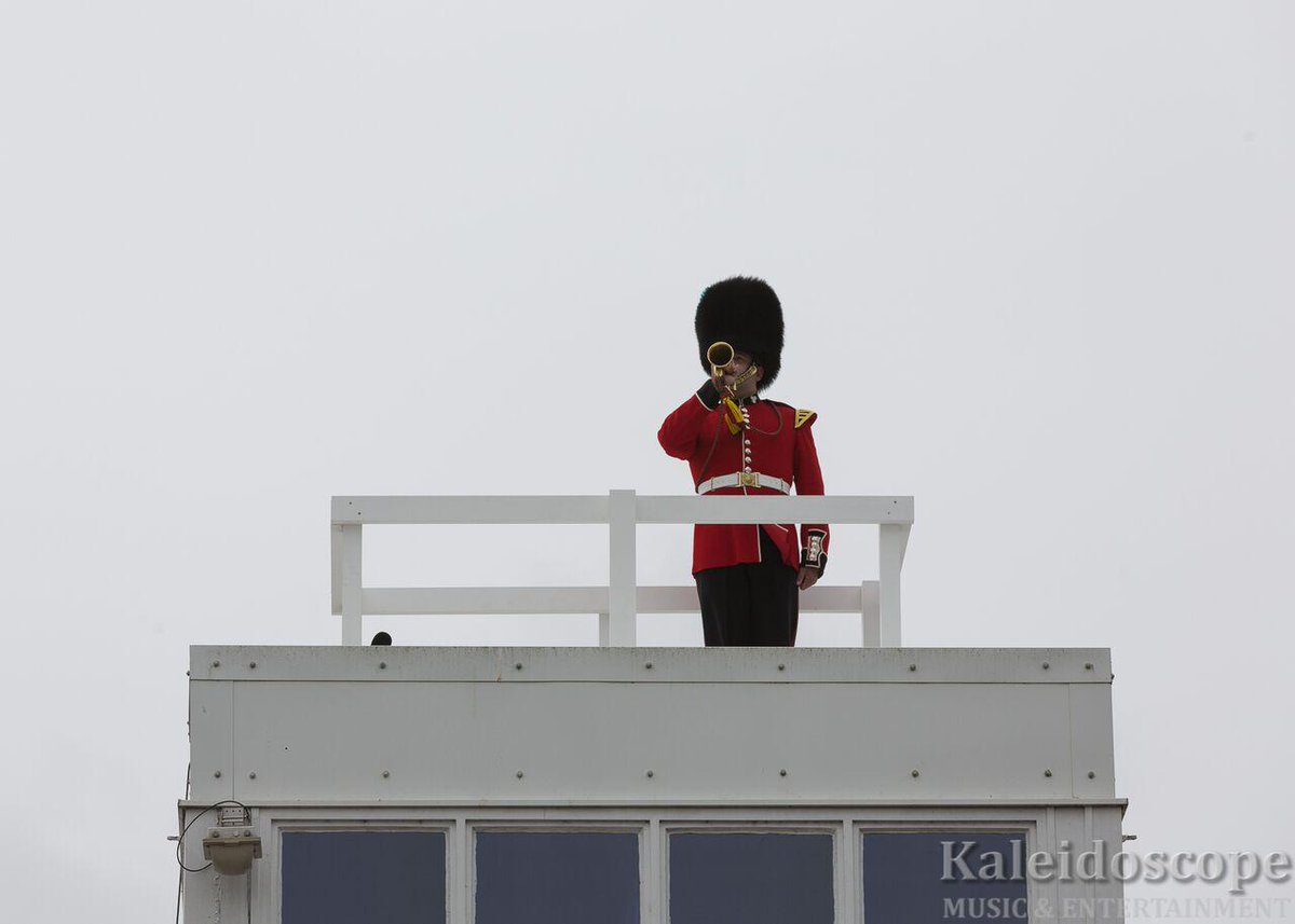 Well done to our Bugler! Performed the Last Post at <a href="/goodwoodrevival/">Goodwood Revival</a> from the top of the clock tower! Well played!