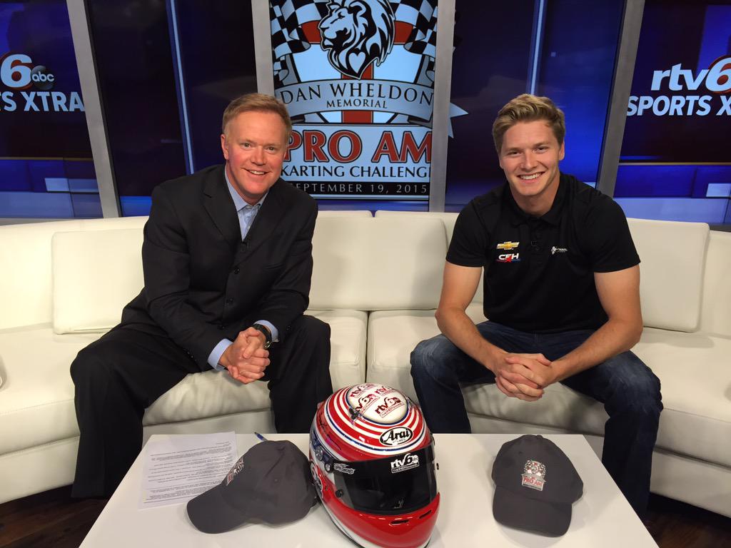 DaveFurst's tweet image. Honoring Wheldon, Wilson: @josefnewgarden talks #DWProAm @NewCastleMP &amp;amp; more. #IndyCar [WATCH] bit.ly/1LtWanh