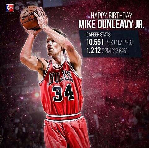 Happy Birthday Mike Dunleavy JR. 