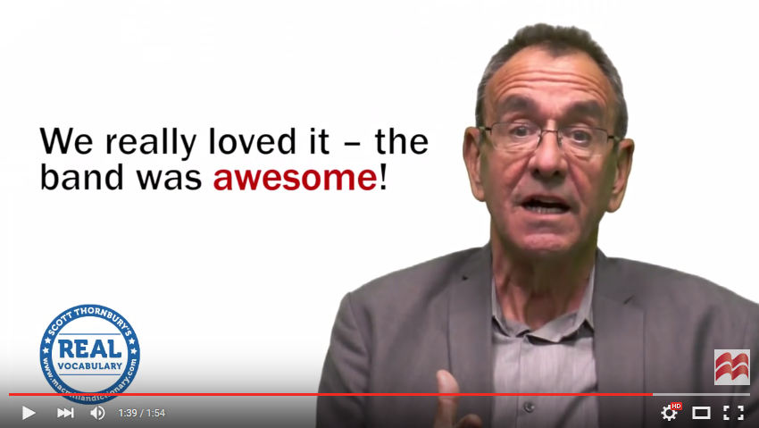 MacDictionary's tweet image. Get real about vocabulary with the first of our #realvocabulary videos from @thornburyscott! ow.ly/SeXMO