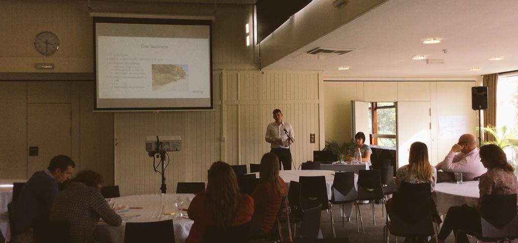 Ross from Enims, on what sustainability means; not over exploiting resources including people, money &amp; environment