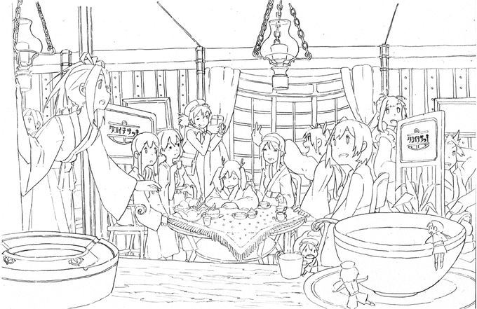 諸事情で艦これのような何かを描いてます。 