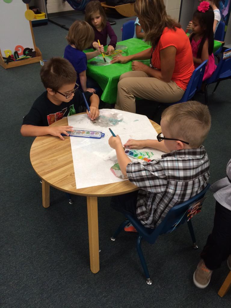 TfullerTraci's tweet photo. Wilson Preschool making OUR Mark!
#MakeYourMark #DotDay @Bookbandwidth @GCCSchools http://t.co/BevDSQecgq