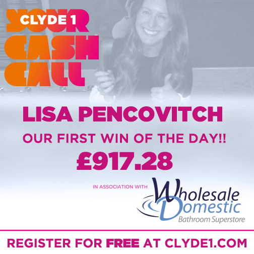 1025Clyde1's tweet photo. Lisa you're our first win of the day! Next Cash Call with @WholesaleD at 1pm with @KnoxyDiane! #clydecashcall http://t.co/nr2RSmFE1O