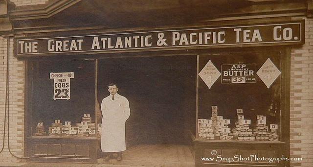 The great atlantic and pacific tea company. Great atlantic. The tea company 1968. Dorffman pacific co. Atlantic canada.