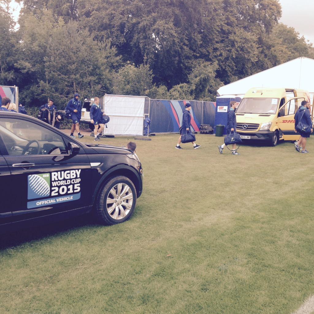 We're delighted to be welcoming the <a href="/Wallabies/">Wallabies</a> who've just arrived <a href="/uniofbath/">University of Bath</a> <a href="/TeamBath/">Team Bath</a> for #RWC2015 Welcome!