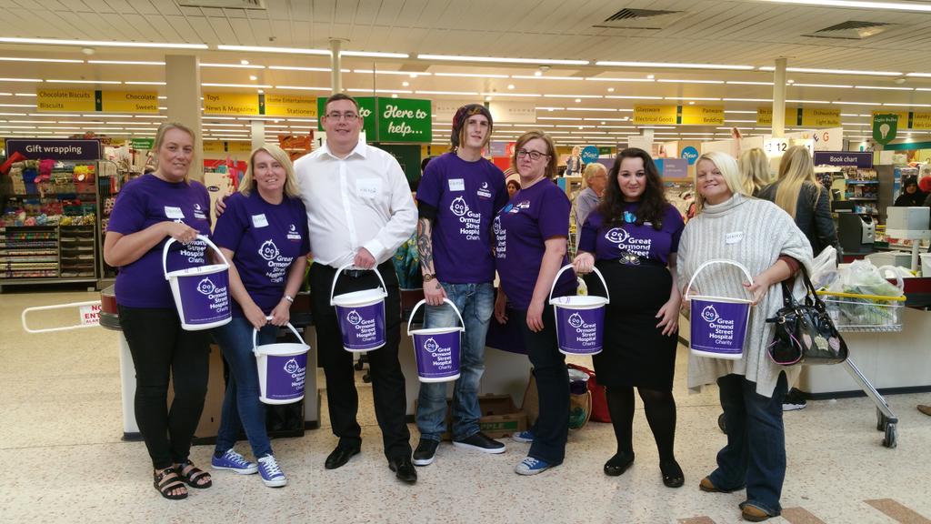 Sector Based Work Academy for new opening Blackburn Town Centre raising  £467 for GOSH #rememberwherethemoneygoes