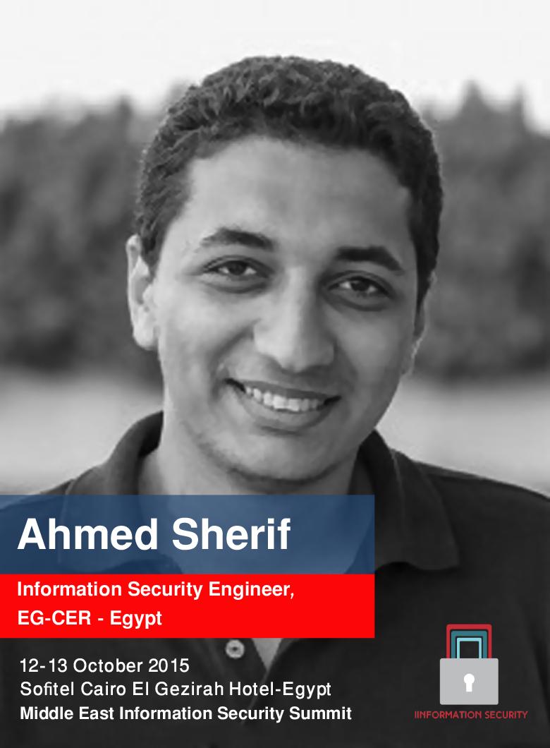 PromediaInfosec's tweet image. Eng. Ahmed Sherif will be one of speakers of Middle East #Info_Security_Summit
meinfosecurity.com
#infosec