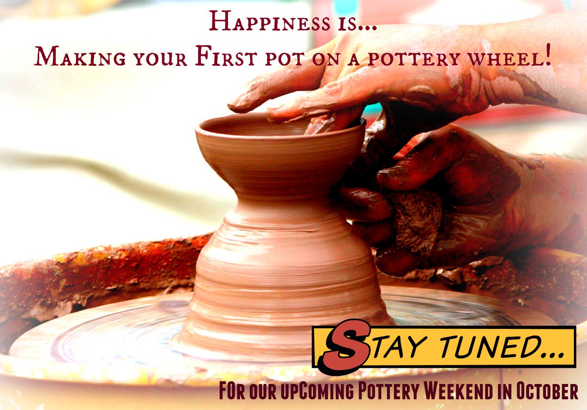 thetravelofart's tweet photo. I would rather drive a pottery wheel! If you feel the same... #TakeABreak from the #City's #Madness http://t.co/8xgoABAgft